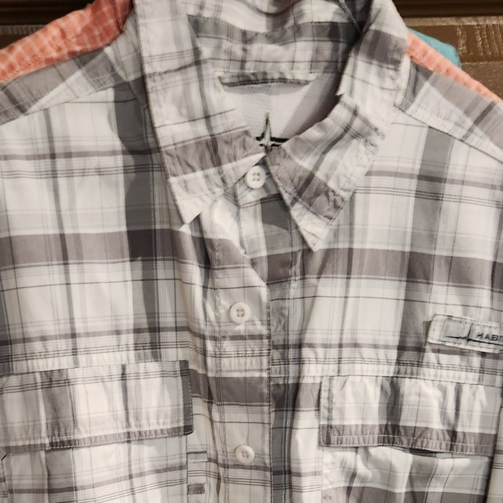 Habit Premier Fishing Long Sleeve Shirts Large L Angler